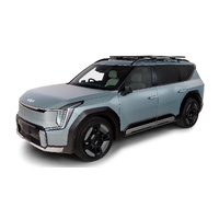 Rhino-Rack Pioneer 6 Platform (1500 x 1380mm) & RX100 legs for KIA EV9 Gen1 With Raised Rail 5DR SUV (01/2023-Current) - JC-01600