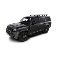 Rhino-Rack Vortex RCL Black 3 Bar Roof Rack for LAND ROVER Defender 130 L663 With Factory Track 5DR SUV (01/2023-Current) - JC-01926