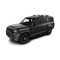 Rhino-Rack Vortex RCL Black 2 Bar Roof Rack for LAND ROVER Defender 130 L663 With Factory Track 5DR SUV (01/2023-Current) - JC-01933