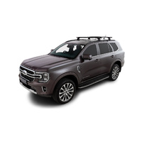 Rhino-Rack Vortex RX200 Black 2 Bar Roof Rack for HYUNDAI Tucson Gen4 NX4 With Flush Rails 5DR SUV (01/2021-Current) - JC-02119