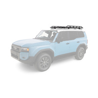 Rhino-Rack Pioneer 6 Tradie (1900 x 1240mm) & RX100 legs for TOYOTA Prado 250 Series With Roof Rails 5DR 4WD (01/2024-Current) - JC-02194