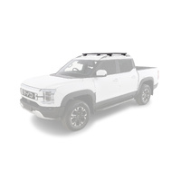 Rhino-Rack JC-04971 Sportz RX Black 2 Bar Roof Rack for JEEP Cherokee KK With Roof Rails 4DR SUV (03/2008-12/2013)