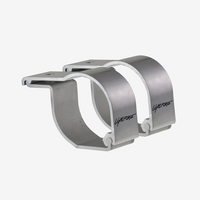 Lightforce - Two Bar Clamps to suit 44mm and 51mm Diameter Bars (Polished)