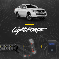 Lightforce - Viper 30" Dual Row LED Light Bar Kit to suit Mitsubishi Triton MQ 2015 - 2018