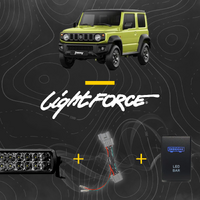 Lightforce - Viper 30" Dual Row LED Light Bar Kit to suit Suzuki Jimny 2018 - 2021