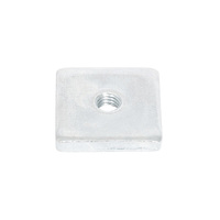 Rhino-Rack N068-BP - M6 24mm x 24mm x 4mm NUT (GALVANISED) (4 PACK)