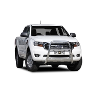 ECB Black Ripple Nudge Bar - Series 2 to suit Ford Ranger PX MKIII Wildtrak 09/18 - 04/22