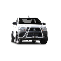ECB Polished Nudge Bar - Series 2 to suit Toyota HiLux SR5 Wide Cab 05/19 - 07/20