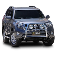 ECB Polished Nudge Bar - Series 2 to suit Toyota Prado 150 Series 2 Kakadu 11/13 - 10/17