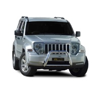 ECB Black Ripple Nudge Bar to suit Jeep Cherokee KK 03/08 - 05/14