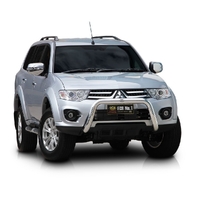 ECB Black Ripple Nudge Bar to suit Mitsubishi Challenger PC 07/13 - Onwards