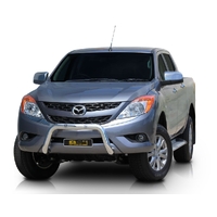 ECB Black Ripple Nudge Bar to suit Mazda BT-50 2WD Highrise 10/11 - 03/18
