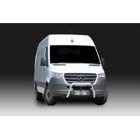 ECB Black Ripple Nudge Bar to suit Mercedes-Benz Sprinter RWD/AWD 11/18 - Onwards