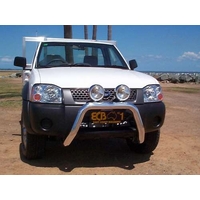 ECB Polished Nudge Bar to suit Nissan Navara D22 4WD (Thai) 10/09 - 12/14