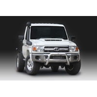 ECB Black Ripple Nudge Bar to suit Toyota LandCruiser 79 Series Single Cab 11/16 - Onwards