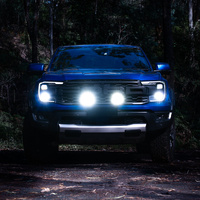 Bushranger Night Hawk Behind Grille Twin 7" Driving Light Kit for Ford Ranger Raptor 2022 - Onwards