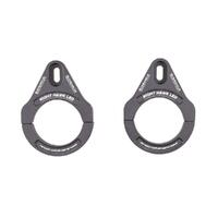 Bushranger Night Hawk Standard Tube Clamp Brackets 44.5 - 48mm (Black)