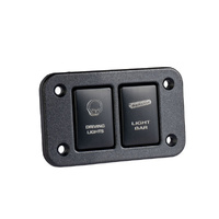 Bushranger Night Hawk Universal Switch Panel - 2 Switches
