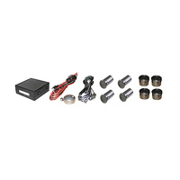Smart Park Basic Rear 4 Sensor Ultrasonic System with Push In Style Mount