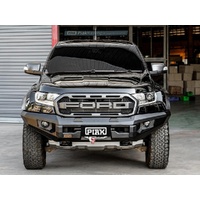 Piak Elite Non Loop Bullbar (Black Protection Plate) to suit Ford Ranger Raptor PX MKIII 01/07/2018 - 15/03/2022