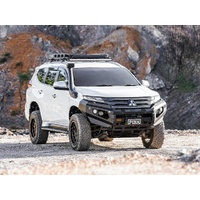 Piak Elite Non Loop Bullbar (Orange Recovery Points & Black Bash Plate) to suit Mitsubishi Pajero Sport QF 15/11/2019 - 15/03/2024