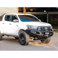 Piak Elite Non Loop Bullbar (Black Protection Plate) to suit Toyota Hilux  01/06/2018 - 30/04/2020