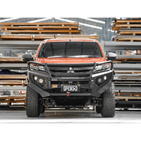 Piak Elite Loop Bullbar (Black Recovery Points & Bash Plate) to suit Mitsubishi Triton MR 01/11/2018 - 30/11/2023