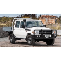 Piak Elite Loop Bullbar (Black Protection Plate) to suit Toyota Landcruiser 76 Series Wagon 01/03/2007 - Onwards