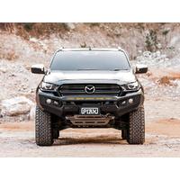 Piak Genesis Non Loop Bullbar (Black Recovery Points & Grey Bash Plate) to suit Mazda BT-50  01/07/2020 - 15/12/2024