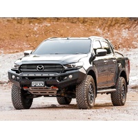 Piak Genesis Non Loop Bullbar (Orange Recovery Points & Grey Bash Plate) to suit Mazda BT-50  01/07/2020 - 15/12/2024