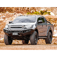 Piak Genesis Non Loop Bullbar (Black Recovery Points & Bash Plate) to suit Isuzu D-Max RG 01/11/2023 - Onwards
