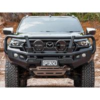 Piak Genesis Loop Bullbar (Black Recovery Points & Grey Bash Plate) to suit Mazda BT-50  01/07/2020 - 15/12/2024