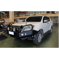 Piak Premium Loop Bullbar (Black Protection Plate) to suit Isuzu MU-X  01/11/2013 - 31/10/2016