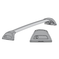 Yakima Aero Flush Bars 120cm (Silver)