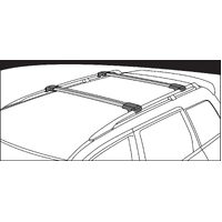 Yakima Aero Rail Mixed Bars S42 and S43 (Silver)