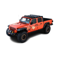 Rhino-Rack Vortex SG Black 2 Bar Roof Rack for JEEP Wrangler JK Hard Top 4DR SUV (03/2007-01/2011) - SG59