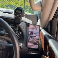 Scrub King Phone & UHF Mount to suit Nissan Patrol Y62