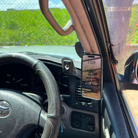 Scrub King Phone & UHF Mount to suit Toyota LandCruiser 100 Series