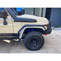 Offroad Animal Rock Sliders with Brush Rails, suitable for Toyota Land Cruiser 79 and 78 Series Dual Cab, 2007 to current