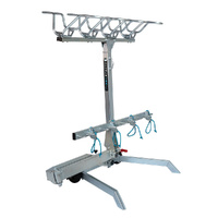 Single Trail Super-EFS Vertical Swing-Away 5 Bike Carrier - Passenger Side (Zinc Finish)