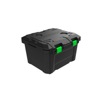 Rhino-Rack T54SBMBKG - TRED Storage Box 65L- Black With Green