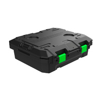 Rhino-Rack T54SBSBKG - TRED Storage Box 25L - Black With Green