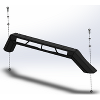 Offroad Animal Stealth Top hoop type B, to suit LED Light JK, JT and JL Wrangler