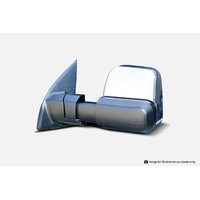 Chrome MSA Towing Mirrors  For Toyota Hilux 2015 to Current | Electric | No Indicators   