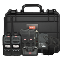 GME - 5/1 Watt UHF CB Handheld Radio including Accessories - Twin Pack 
