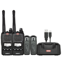 GME - 2 Watt UHF CB Handheld Radio - Twin Pack